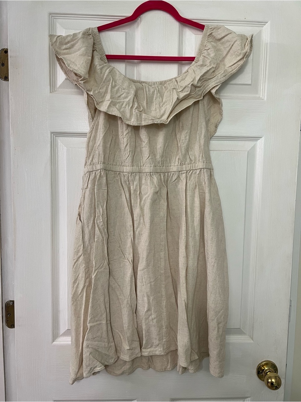 Torrid Cream Ruffle Dress - Picture 5 of 5